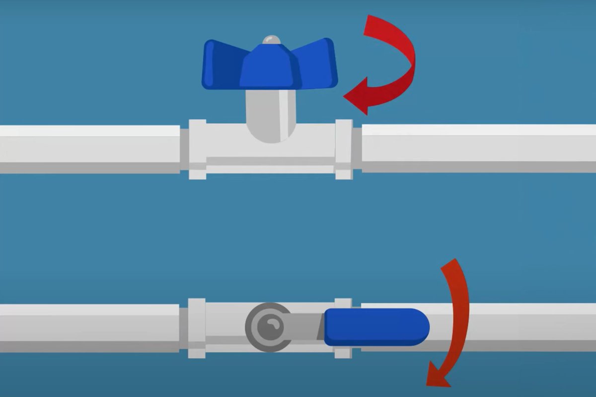Comment couper l'arrivée d'eau en cas de fuite ?