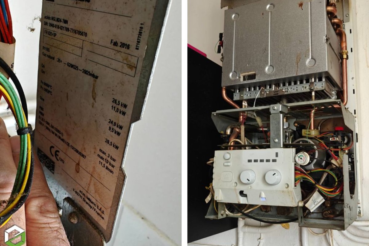 Process pour réparer une chaudière elm leblanc